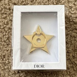 Dior Gold Star Phone Ring Grip